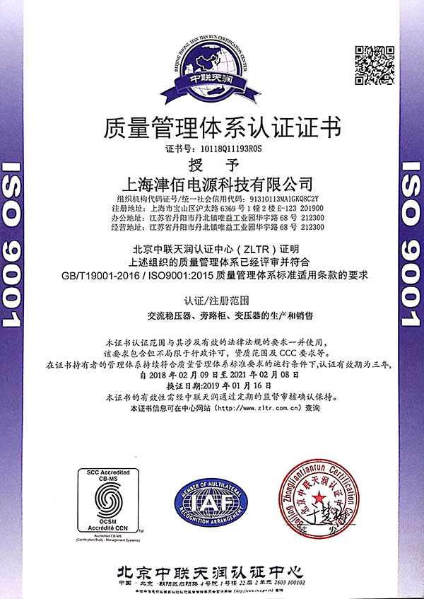 Quality Management System Certification