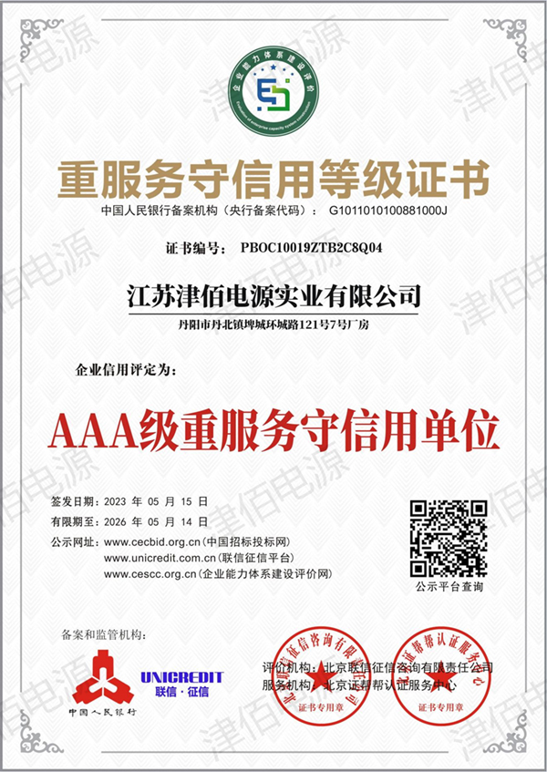 Certificate of Trustworthiness and Service Priority